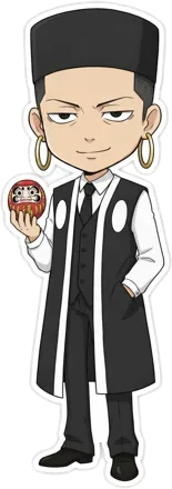 Cylinder Head (the Daruma sorcerer) chibi fan art
